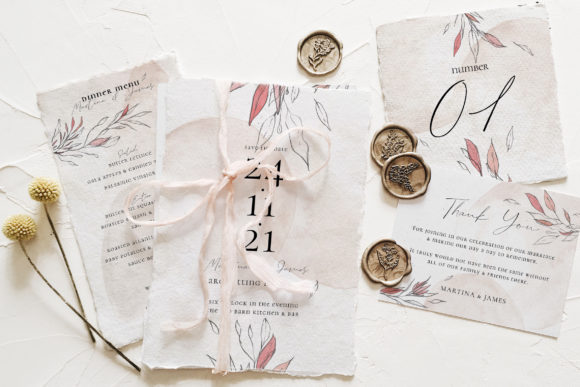Download Blush &amp; Foliage Wedding Suite - Premium Resources