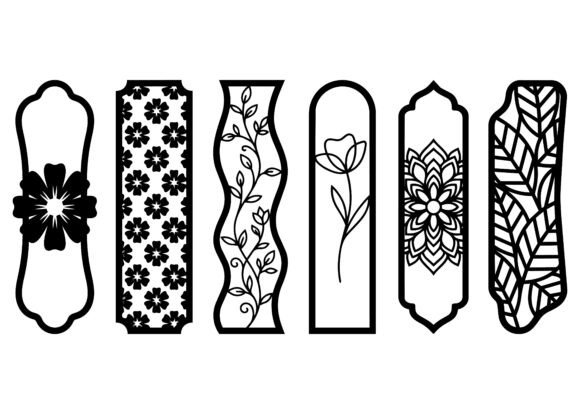 Download Minimal Floral Bookmark EPS Bundle - Minimal Collection