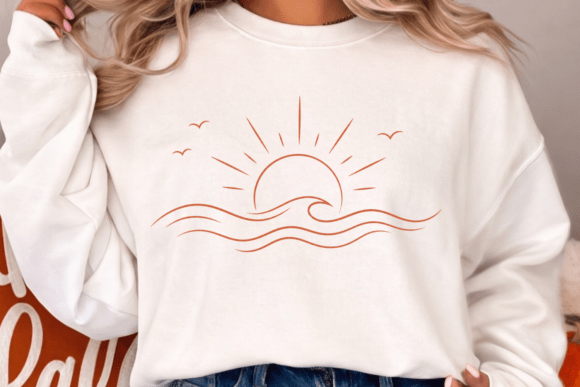 Download Minimal Beach Sunset Vacation Shirt - Minimal Collection