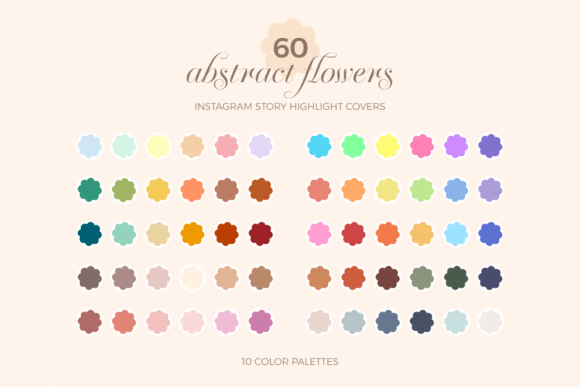 Download Abstract Flower Shape IG Highlight Cover - Highlight Collection